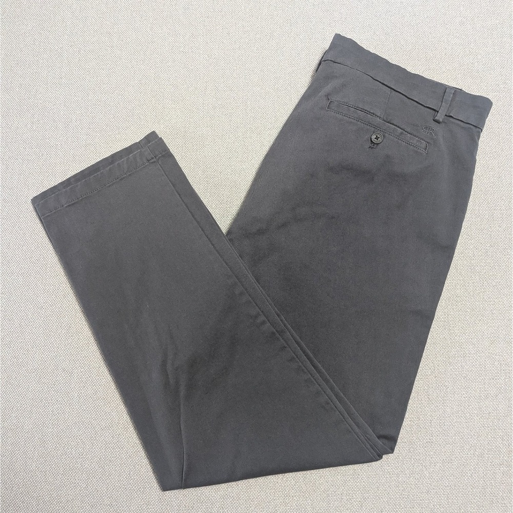 Banana Republic Pants Men's 38x30 Dark Gray Cotton Stretch Chinos